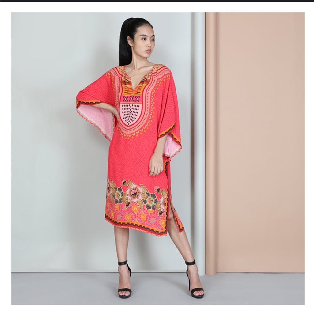Bl-Nk London Anthropologie Amireya Kaftan Dress Tunic One Size